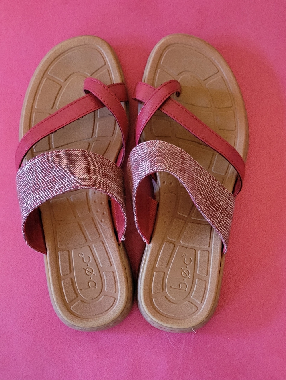 B.O.C. Toe Ring Sandals Sz 7